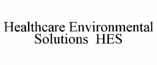 healthcare environmental solutions  hes