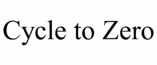 cycle to zero