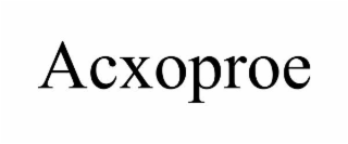 acxoproe