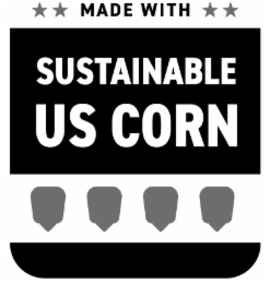 made with sustainable us corn
