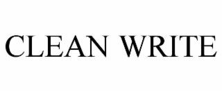 clean write