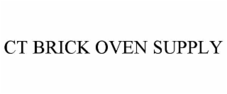 ct brick oven supply