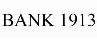 bank 1913