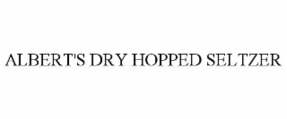 albert's dry hopped seltzer