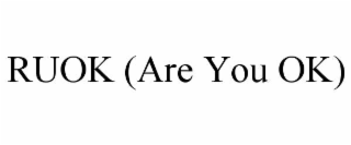 ruok (are you ok)