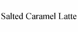 salted caramel latte