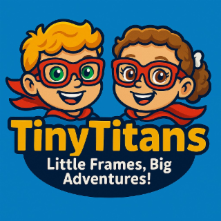 "tinytitans" and "little frames, big adventures!"