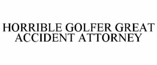 horrible golfer great accident attorney