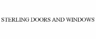 sterling doors and windows
