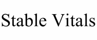 stable vitals