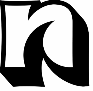 a stylized letter "n"