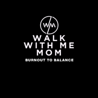 the mark consists of a circle containing the stylized letters wm with a diagonal line cutting through the circle. beneath the circle appears the wording "walk with me mom" in bold, uppercase letters stacked in three lines. below this wording in the phrase