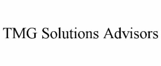 tmg solutions advisors