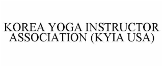 korea yoga instructor association (kyia usa)