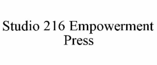 studio 216 empowerment press