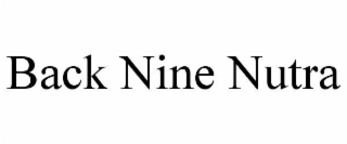 back nine nutra