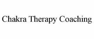 chakra therapy coaching