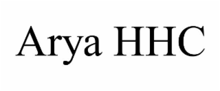arya hhc