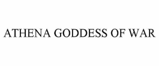 athena goddess of war