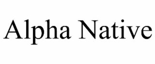 alpha native