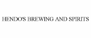 hendo's brewing and spirits
