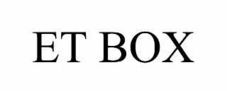 et box