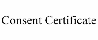 consent certificate