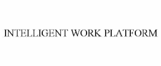 intelligent work platform