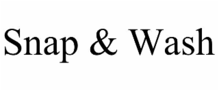 snap & wash