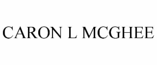 caron l mcghee