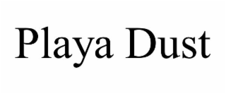 playa dust