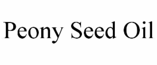 peony seed oil
