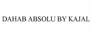 dahab absolu by kajal