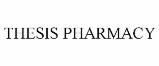 thesis pharmacy