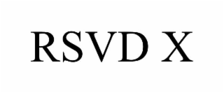 rsvd x