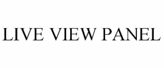 live view panel