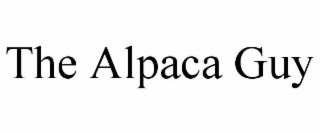the alpaca guy