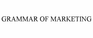 grammar of marketing
