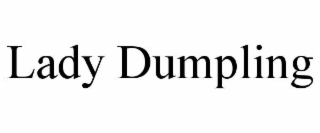 lady dumpling