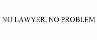 no lawyer, no problem