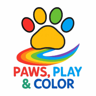 paws, play & color