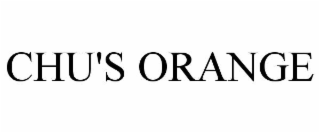 chu's orange