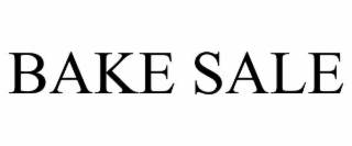 bake sale