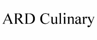 ard culinary