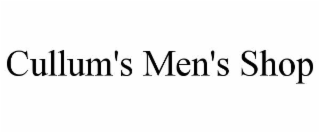 cullum's men's shop