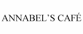 annabel’s cafÉ