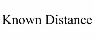 known distance