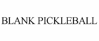 blank pickleball