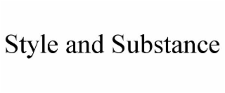 style and substance