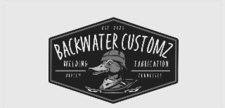 est. 2025 backwater customz welding fabrication ripley tennessee